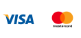 Visa and Mastercard accepted